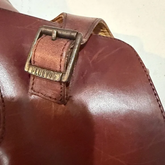 John Fluevog SHANA burgundy Leather Monk Strap Western Ankle Boot Sz US 10 UK 8 - Picture 4 of 16